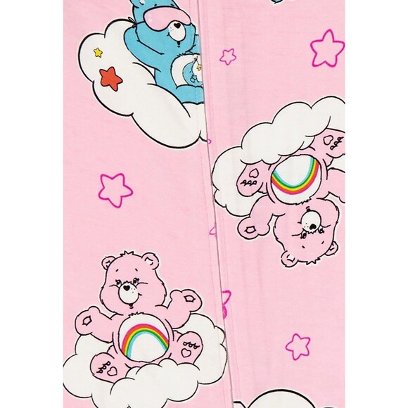 Care Bears Toddlers Girls 5T One-Piece Sleeper Kids Pajamas Full zip front NWT - Picture 3 of 3